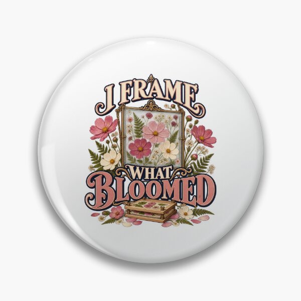 Item preview, I Frame What Bloomed Illustrated Botanical Frame designed and sold by UrbanCanvvas.