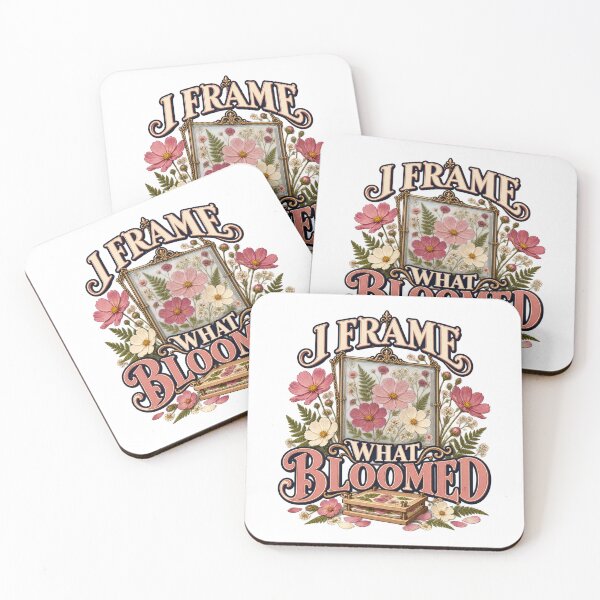 Item preview, I Frame What Bloomed Illustrated Botanical Frame designed and sold by UrbanCanvvas.