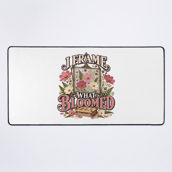 Item preview, I Frame What Bloomed Illustrated Botanical Frame designed and sold by UrbanCanvvas.