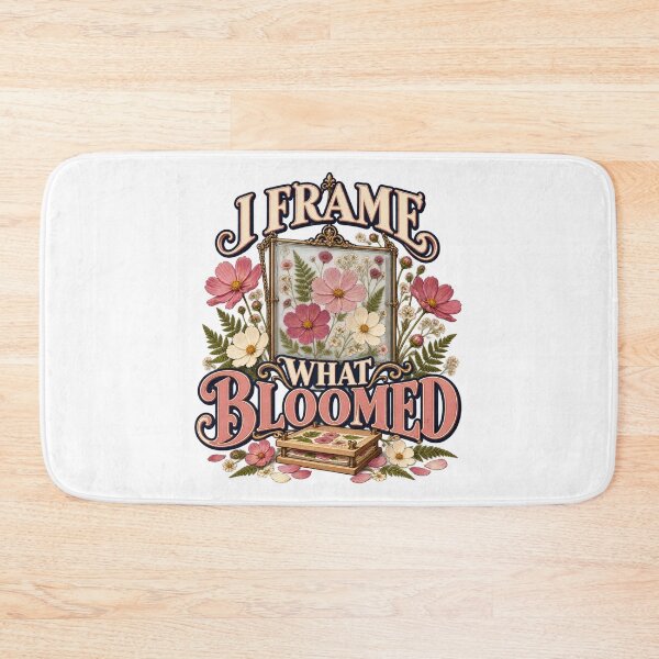 Item preview, I Frame What Bloomed Illustrated Botanical Frame designed and sold by UrbanCanvvas.