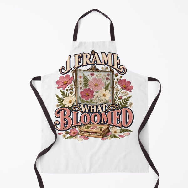 Item preview, I Frame What Bloomed Illustrated Botanical Frame designed and sold by UrbanCanvvas.