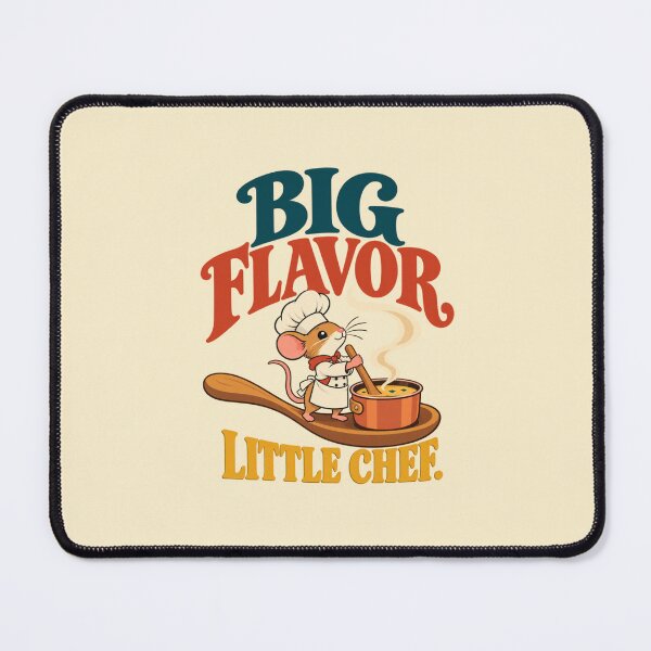 Item preview, Tiny Chef Big Flavor Mouse Chef Humor designed and sold by PunchDrop.