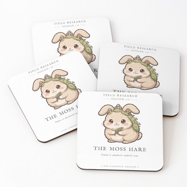 Item preview, The Moss Hare Abandoned Reading Room Sticker designed and sold by The Oakhaven Archive.