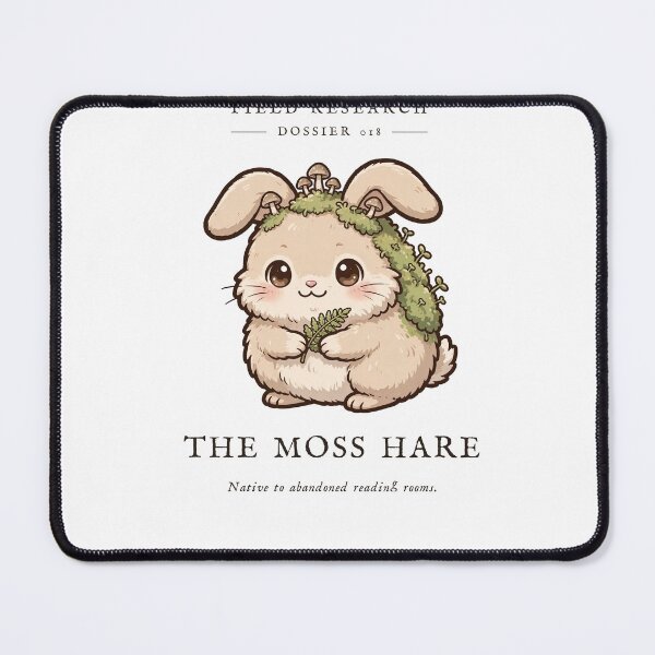 Item preview, The Moss Hare Abandoned Reading Room Sticker designed and sold by The Oakhaven Archive.