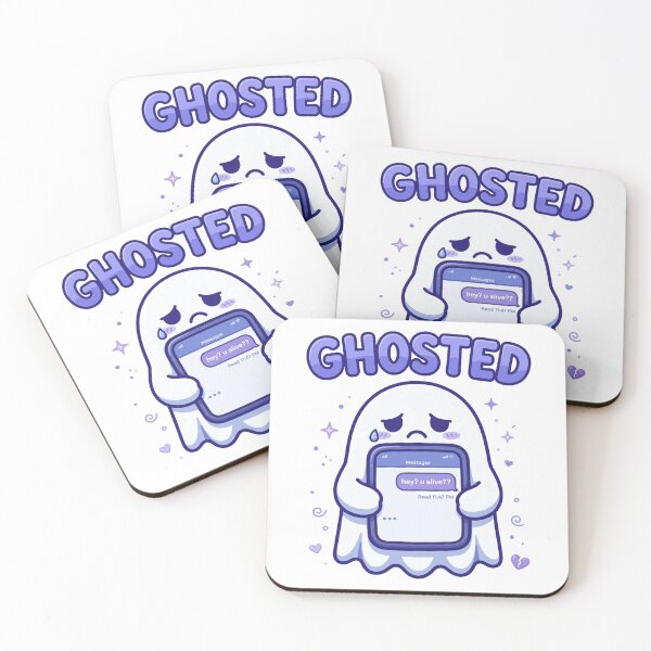 Item preview, Ghosted Funny Ghosting Dating Halloween T-Shirt designed and sold by ApparelOutpost.