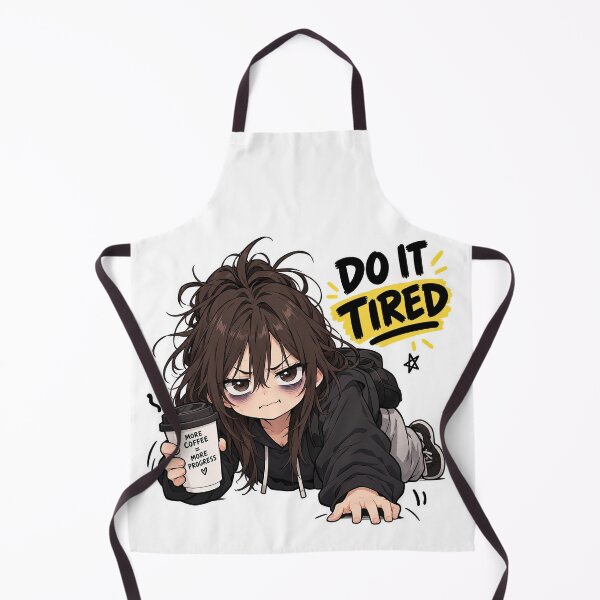Item preview, Do It Tired, Cute Anime Girl, Motivationl Motto designed and sold by katerynaS99.