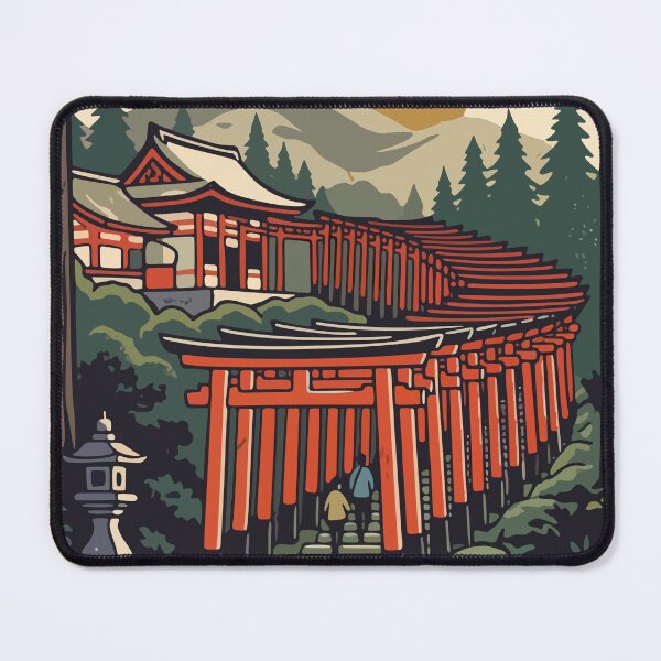 Item preview, Fushimi Inari Travel Badge designed and sold by JacksoonLester.