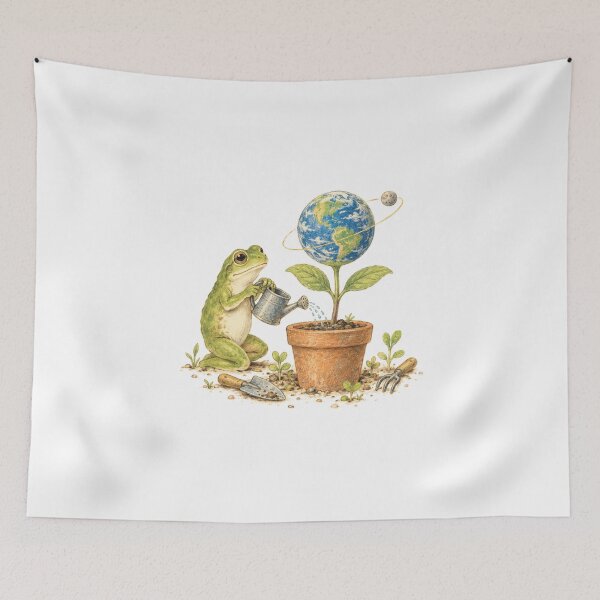 Item preview, The Frog Who Accidentally Gave a Planet designed and sold by DrizzyV.