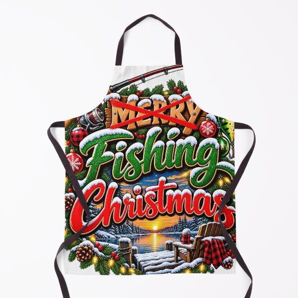 Item preview, Merry Fishing Christmas Funny Fisherman Christmas designed and sold by 198tees.