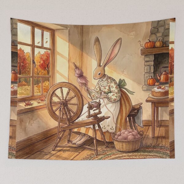 Item preview, Rabbit Spinning Yarn in Cozy Cottage designed and sold by Merli7.