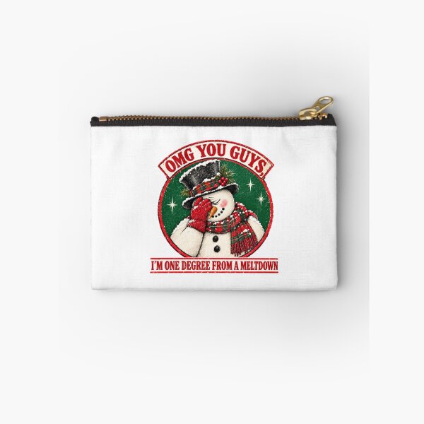 Item preview, Christmas OMG you guys One Degre Meltdown Funny Holly Jolly Trendy designed and sold by nicholcoffeyArt.