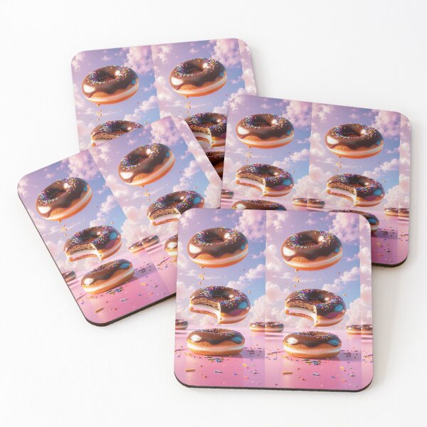 Item preview, Floating Chocolate Donuts Dreamscape – Cute Aesthetic Dessert Phone Case Design designed and sold by vinothmech53.