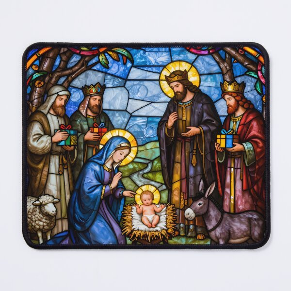 Item preview, Traditonal Nativity Scene - Stained Glass designed and sold by Sybille-Yates.