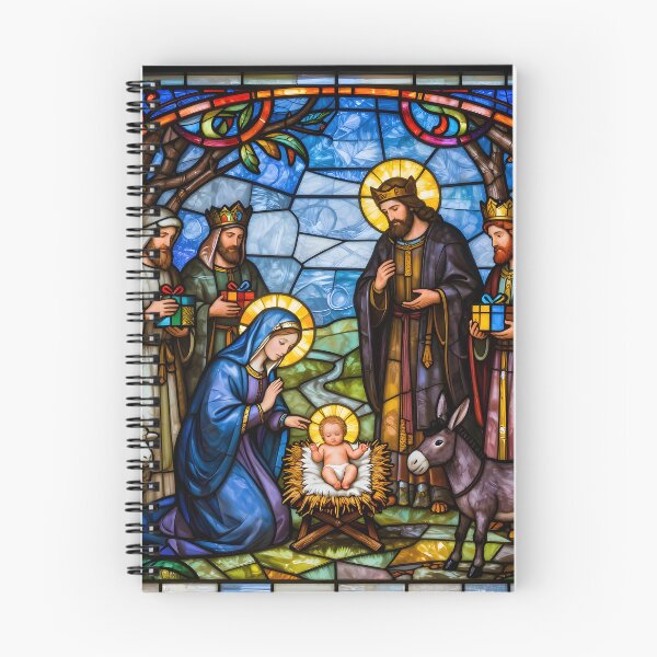 Item preview, Traditonal Nativity Scene - Stained Glass designed and sold by Sybille-Yates.
