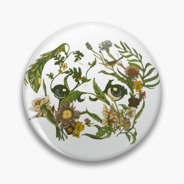 Artikelvorschau, Botanische Mops-Illustration mit floralen Elementen und von der Natur inspiriertem Design entworfen und verkauft von Reydonkyle.