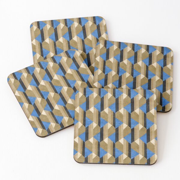 Item preview, Art Deco Geometric Blue designed and sold by BaShert.