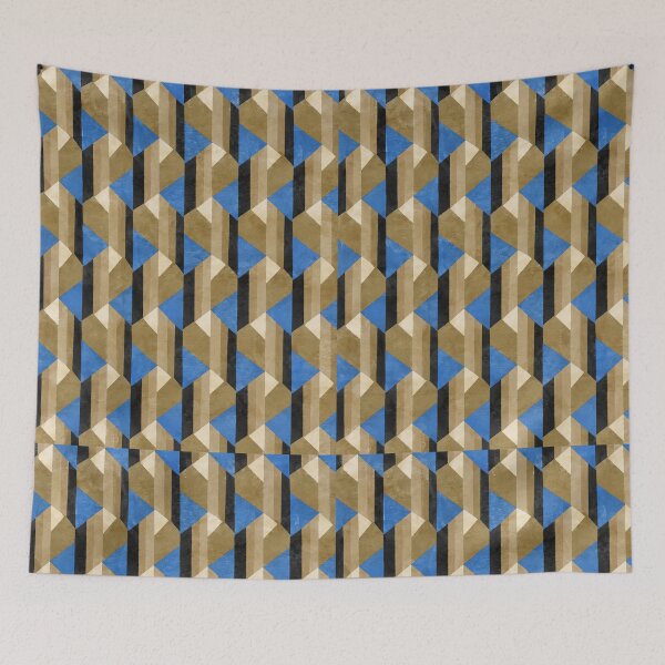 Item preview, Art Deco Geometric Blue designed and sold by BaShert.