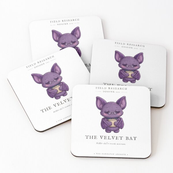 Item preview, The Velvet Bat Night Shift Sticker designed and sold by The Oakhaven Archive.