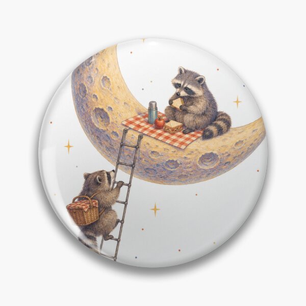 Item preview, The Raccoon's Extremely Illegal Moon Picnic designed and sold by DrizzyV.