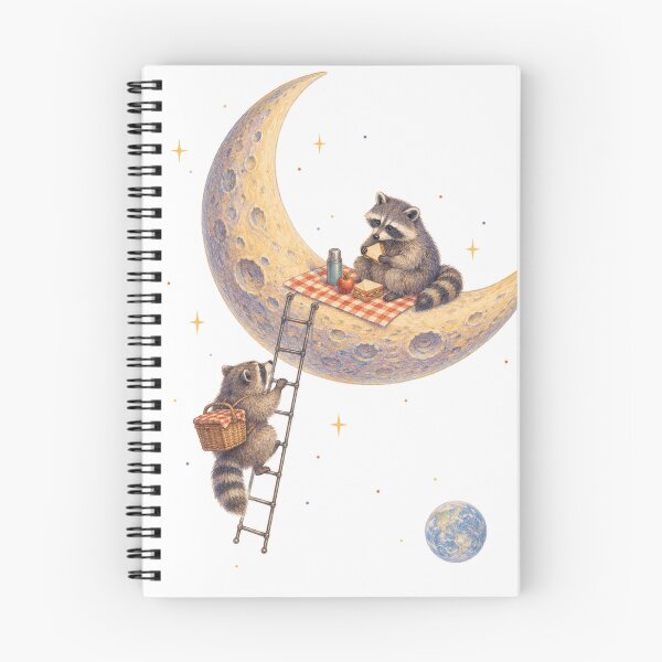 Item preview, The Raccoon's Extremely Illegal Moon Picnic designed and sold by DrizzyV.