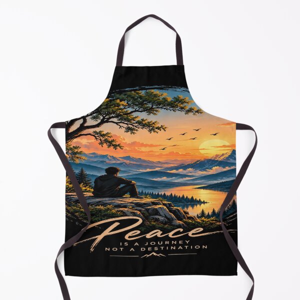 Item preview, Peaceful Mountain Sunset – Calm Nature Escape designed and sold by NovaInk28.