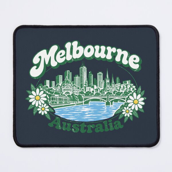 Item preview, Melbourne Australia Cute Foral City designed and sold by HowToCanadian.