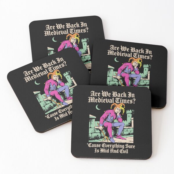 Item preview, Are We Back In Medieval Times Jester Quote designed and sold by Glow-Paw-Studio.