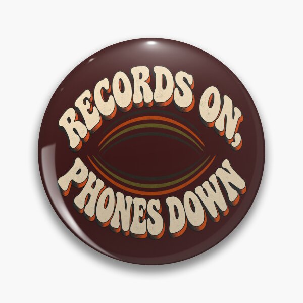 Item preview, Records On Phones Down – Retro Analog Hosting Club designed and sold by Golden Era Studio.