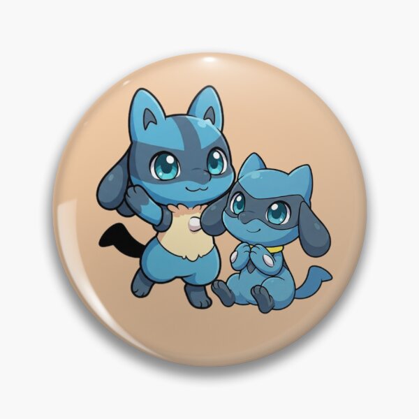 Item preview, Baby Riolu and Lucario designed and sold by JablesCreates.