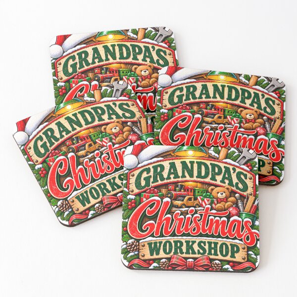 Item preview, Grandpas Christmas Workshop Grandpa Christmas designed and sold by 198tees.