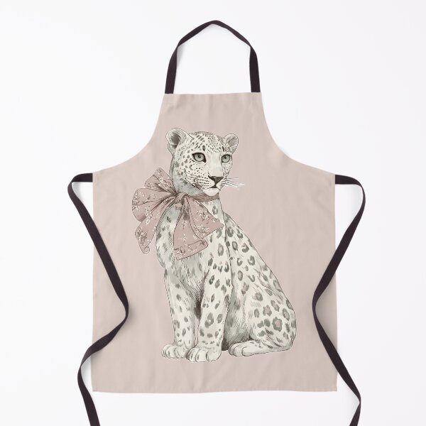 Item preview, Vintage Leopard with Floral Pink Bow Sticker designed and sold by Hajar Tabti.