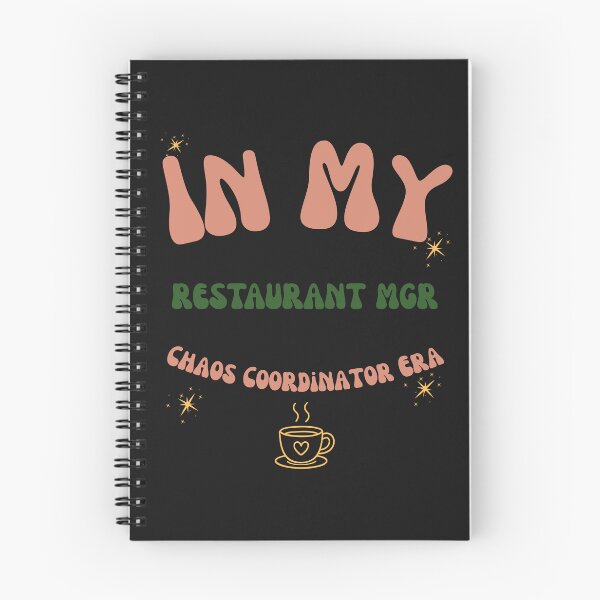 Item preview, In My Restaurant Mgr Chaos Coordinator Era Gift designed and sold by mumchaosdesigns.