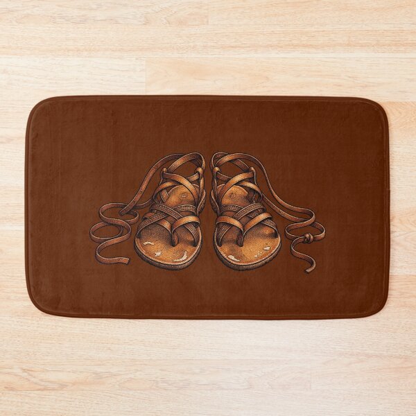 Item preview, Ancient Leather Sandals Biblical Footwear Art designed and sold by Francisbb.