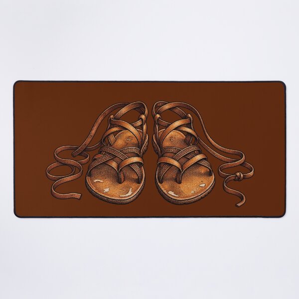 Item preview, Ancient Leather Sandals Biblical Footwear Art designed and sold by Francisbb.