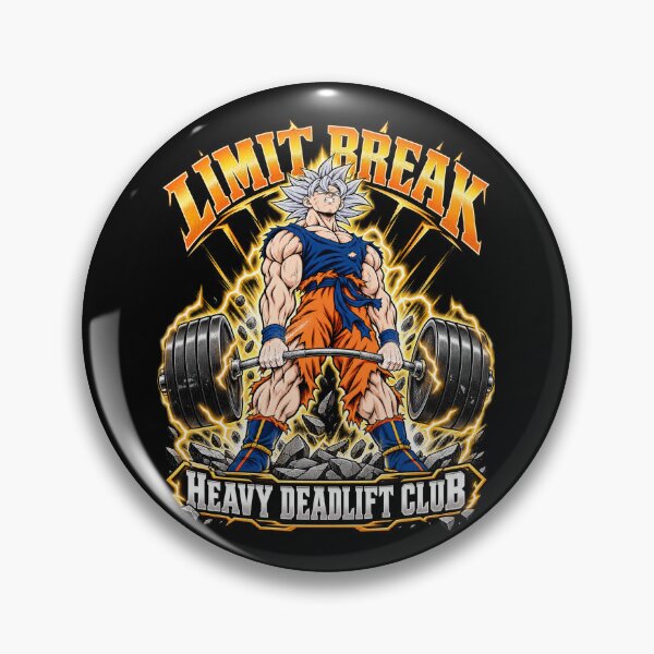 Item preview, Retro 90s Manga Powerlifting Deadlift Limit Break Gym Graphic designed and sold by lamiarte.