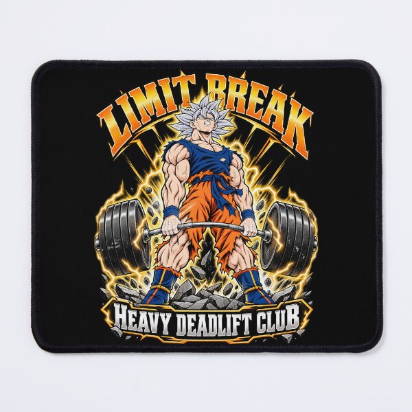 Item preview, Retro 90s Manga Powerlifting Deadlift Limit Break Gym Graphic designed and sold by lamiarte.