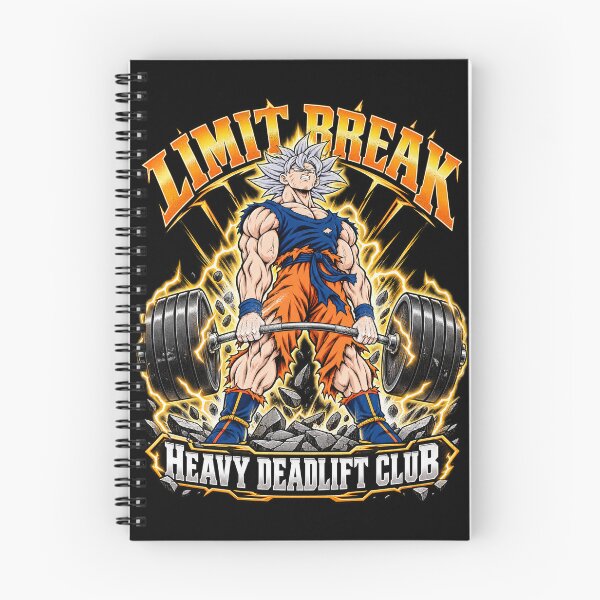 Item preview, Retro 90s Manga Powerlifting Deadlift Limit Break Gym Graphic designed and sold by lamiarte.