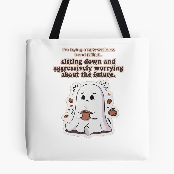 Item preview, I’m trying a new wellness trend called ‘sitting down and aggressively worrying about the future. designed and sold by jrzvibe.
