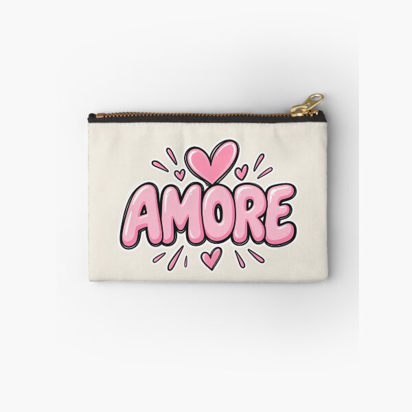 Item preview, Amore Pink Heart Cute Italian Love Design designed and sold by MetaModel Editions.