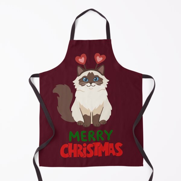Item preview, Cute Ragdoll Cat Merry Christmas Holiday Art designed and sold by stormk10.