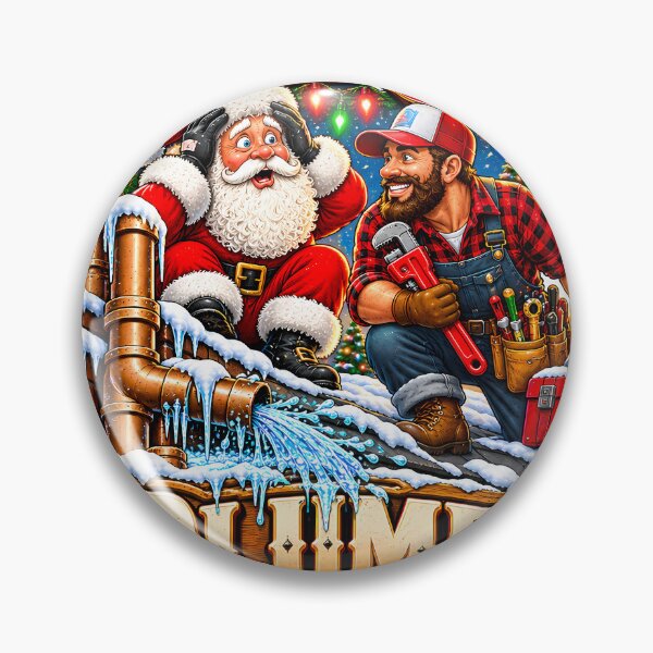 Item preview, Santa Calls A Plumber Too Funny Plumber Christmas designed and sold by 198tees.
