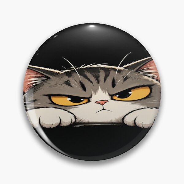 Item preview, Grumpy Cat – Cute Angry Cat Illustration designed and sold by NovaInk28.