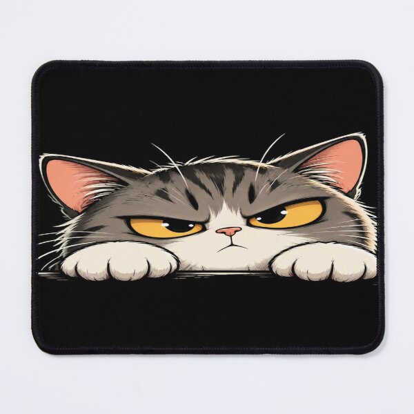 Item preview, Grumpy Cat – Cute Angry Cat Illustration designed and sold by NovaInk28.
