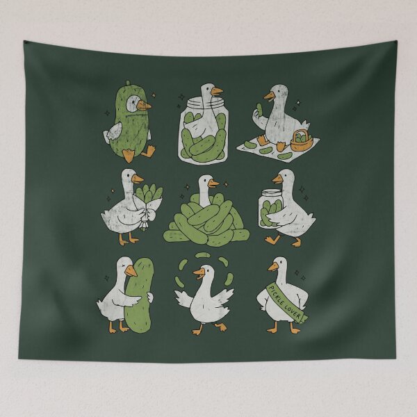 Item preview, Pickle Lover Goose – Funny Pickle Obsessed Geese designed and sold by Studio Bootleg.