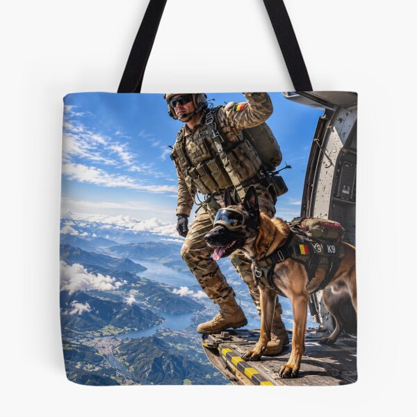 Item preview, Belgian Airborne Malinois – Military K9 Ready to Jump designed and sold by Redcon-fantasy.