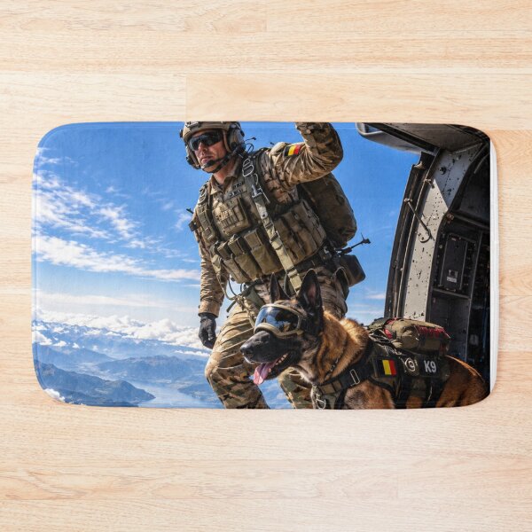Item preview, Belgian Airborne Malinois – Military K9 Ready to Jump designed and sold by Redcon-fantasy.