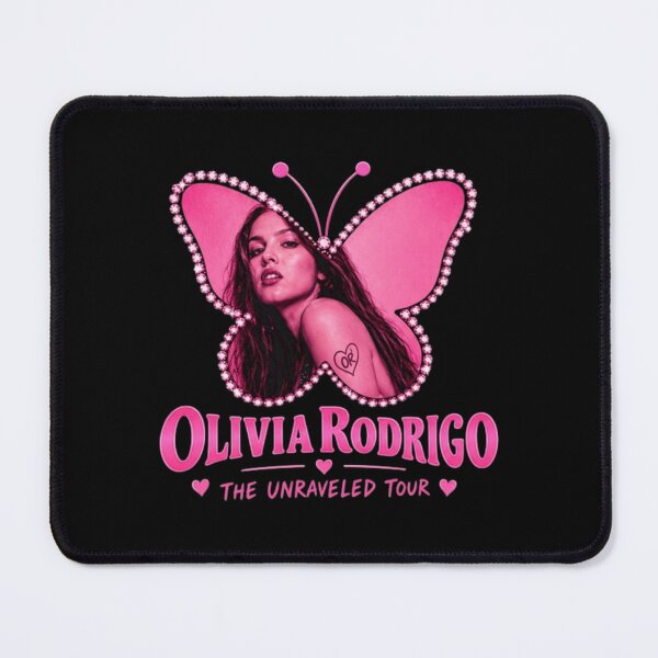 Item preview, Olivia Rodrigo, The Unraveled Tour, Pink Butterfly designed and sold by nicholcoffeyArt.