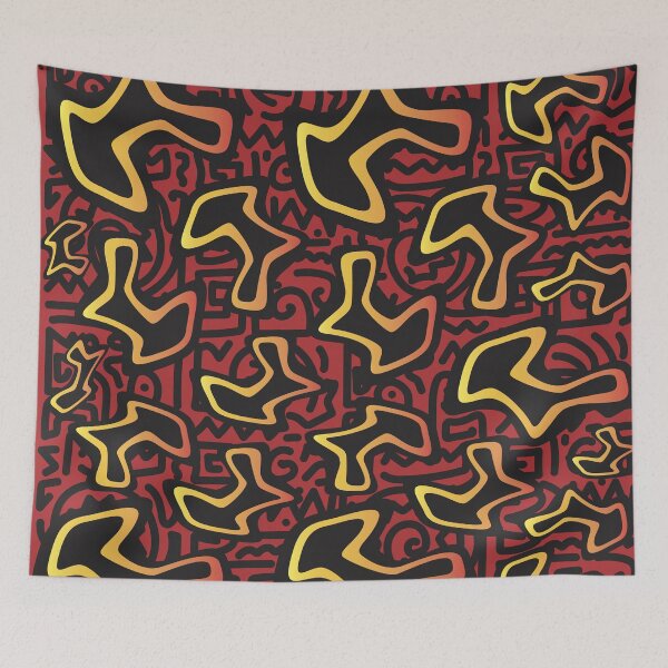 Item preview, Traditional African Bogolan Mudcloth Pattern designed and sold by Wolagno.