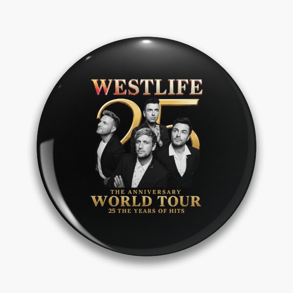 Item preview, Westlife 25th Anniversary World Tour Boyband Fan designed and sold by Glow-Paw-Studio.