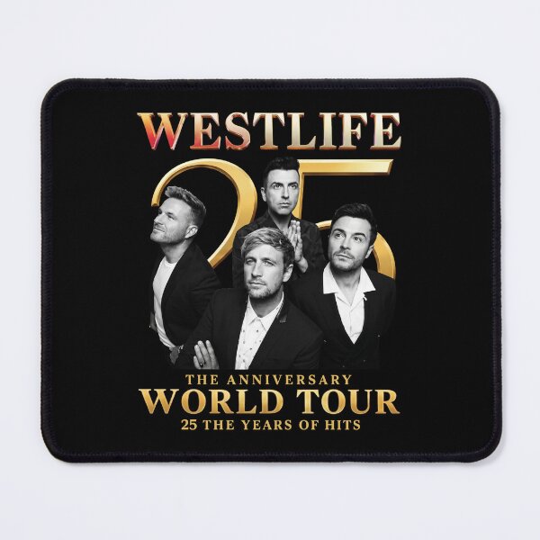 Item preview, Westlife 25th Anniversary World Tour Boyband Fan designed and sold by Glow-Paw-Studio.
